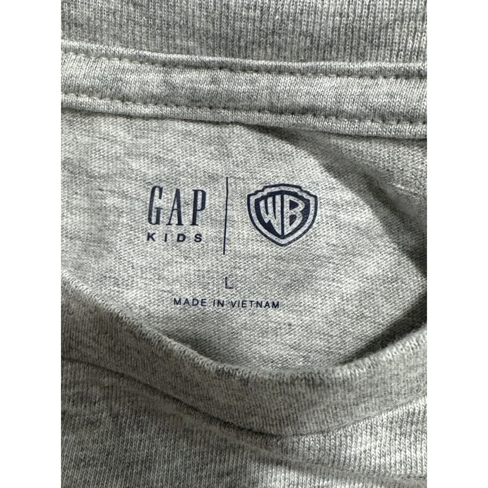 GAP Kids T-Shirt Boys Size Large Gray Long Sleeve‎ A Christmas Story Theme NWT